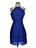 Mystic 100% Polyester Solid Blue Cocktail Dress Size S - photo 1
