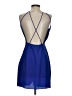 Mystic 100% Polyester Solid Blue Cocktail Dress Size S - photo 2