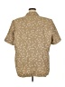 Le Suit 100% Polyester Tan Short Sleeve Blouse Size 24w - photo 2