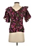Something Navy 100% Cotton Pink Short Sleeve Blouse Size XS (estimated) - photo 2