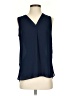 Adrienne Vittadini 100% Polyester Blue Sleeveless Blouse Size S - photo 1