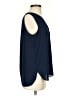 Adrienne Vittadini 100% Polyester Blue Sleeveless Blouse Size S - photo 4