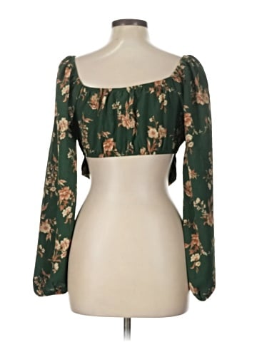 Blu Pepper Long Sleeve Blouse (view 2)