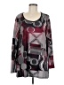 Michael Tyler Burgundy Long Sleeve Blouse Size M - photo 1