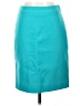 J.Crew 100% Wool Solid Teal Wool Skirt Size 2 (petite) - photo 1