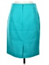 J.Crew 100% Wool Solid Teal Wool Skirt Size 2 (petite) - photo 2