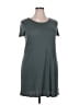 Only Solid Gray Casual Dress Size XXL - photo 1