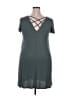 Only Solid Gray Casual Dress Size XXL - photo 2