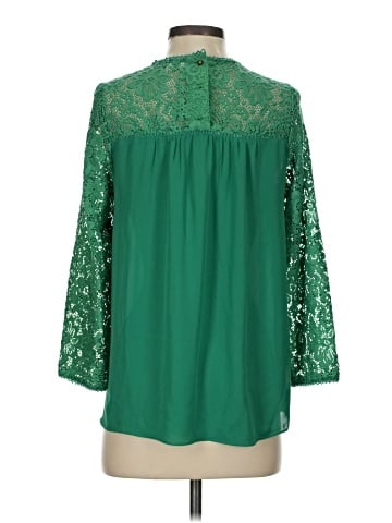 Jade Melody Tam 3/4 Sleeve Blouse (view 2)