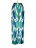 Unbranded Print Blue Green Casual Pants Size S - photo 1