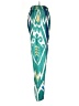 Unbranded Print Blue Green Casual Pants Size S - photo 4