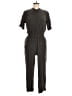 Uniqlo 100% Rayon Solid Gray Green Jumpsuit Size S - photo 1
