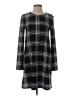 Mango Plaid Black Casual Dress Size 4 - photo 1