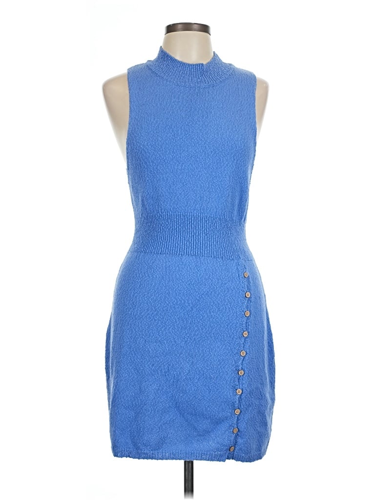 Pre-owned Fp Beach Cocktail Dress In Blue