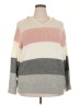 Assorted Brands 100% Acrylic Color Block Gray Pullover Sweater Size 2X - photo 1