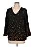 Old Navy Black 3/4 Sleeve Blouse Size L - photo 1