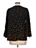Old Navy Black 3/4 Sleeve Blouse Size L - photo 2