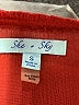 She + Sky Red 3/4 Sleeve Blouse Size S - photo 7