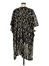 Assorted Brands 100% Viscose Black Blue Kimono One size - photo 2