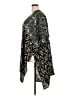 Assorted Brands 100% Viscose Black Blue Kimono One size - photo 5