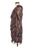Aqua Print Brown Cocktail Dress Size M - photo 5