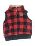 Carter's 100% Polyester Plaid Red Vest 6-9 MO / 9 MO - photo 1