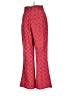 Stone Cold Fox 100% Silk Hearts Red Silk Pants Size Sm (1) - photo 2