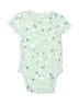 Nordstrom Print Green Short Sleeve Onesie Size Newborn - photo 1