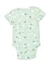 Nordstrom Print Green Short Sleeve Onesie Size Newborn - photo 2