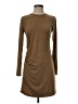 Wishlist Solid Brown Casual Dress Size S - photo 1