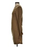 Wishlist Solid Brown Casual Dress Size S - photo 5