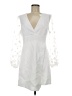 BCBGMAXAZRIA 100% Polyester White Cocktail Dress Size 8 - photo 1