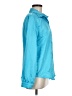 Shein 100% Polyester Color Block Blue Long Sleeve Blouse Size 6 - photo 4