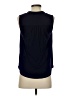 INC International Concepts 100% Polyester Blue Sleeveless Blouse Size S - photo 2