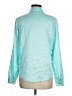 Shein 100% Polyester Teal Long Sleeve Blouse Size 6 - photo 2