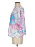 Pink Lily 100% Polyester Tie-dye Pink Short Sleeve Blouse Size S - photo 5