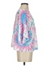 Pink Lily 100% Polyester Tie-dye Pink Short Sleeve Blouse Size S - photo 4