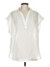 H&M Ivory Short Sleeve Blouse Size L - photo 1