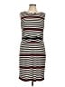 Laundry by Design Stripes Black Casual Dress Size 12 - photo 1