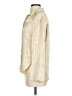 Zara Metallic Ivory Long Sleeve Blouse Size XS - photo 5