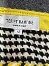 Ter Et Bantine Houndstooth Yellow Formal Skirt Size EU (IT) 42 / US 6 - photo 4
