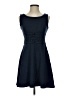 Max Studio Solid Blue Casual Dress Size S - photo 1