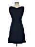 Max Studio Solid Blue Casual Dress Size S - photo 2