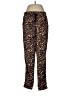 DKNY Animal Print Brown Casual Pants Size M - photo 1