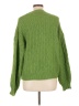 Unbranded 100% Acrylic Solid Green Pullover Sweater Size L - photo 2