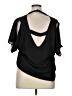 Shinestar Black Short Sleeve Top Size XL - photo 2