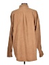 Oleg Cassini Solid Brown Long Sleeve Button-Down Shirt Size L - photo 2