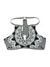 Red Carter Paisley Gray Swimsuit Top Size 8 - photo 1