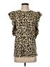 Unbranded Gold Short Sleeve Blouse Size S - photo 1
