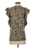Unbranded Gold Short Sleeve Blouse Size S - photo 2